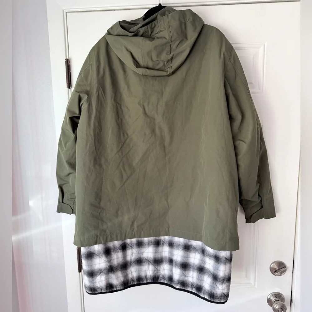 Levi's Men's Folsom Utility Jacket‎ A07020001 Forest Night Green Size L lined